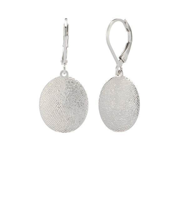 Earrings Print Sterling Silver Keepsake